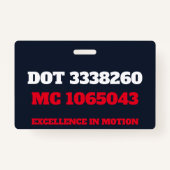 MA2D LOGISTIEK BADGE (Achterkant)