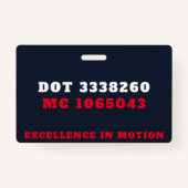 MA2D LOGISTIEK BADGE (Achterkant)