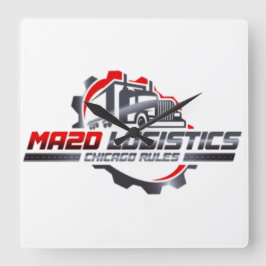 MA2D LOGISTIEK VIERKANTE KLOK