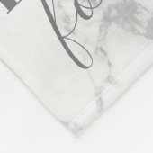 Ma 4 Foto Collage Marble Fleece Deken (Hoek)