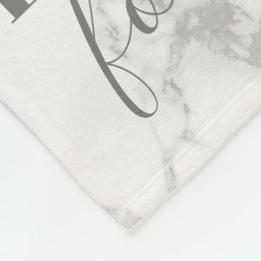 Ma 4 Foto Collage Marble Fleece Deken (Hoek)