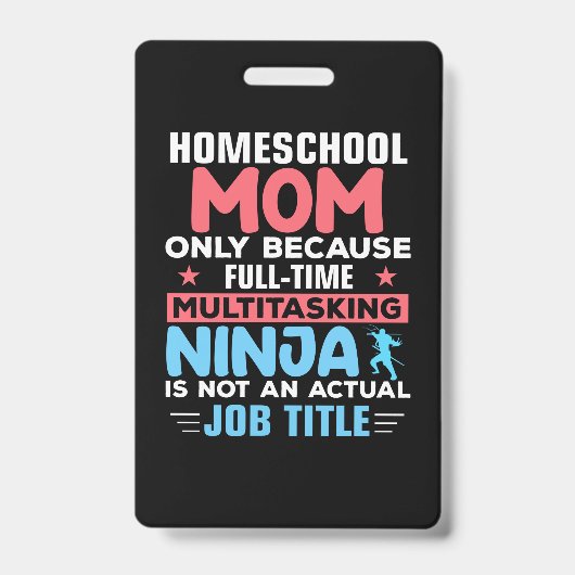 Ma Art Homeschool mama Badge (Voorzijde)