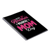 Ma Art net een andere mama Notitieboek (Rechterzijde)