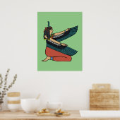 Ma’at (Egyptian Goddess) Poster (Keuken)
