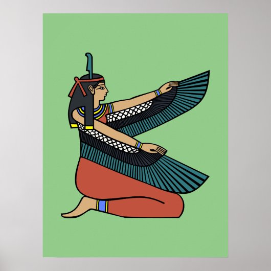 Ma’at (Egyptian Goddess) Poster (Voorkant)