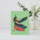 Ma’at (Egyptische godin) Briefkaart (Staand voorkant)