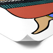 Ma’at (Egyptische godin) Poster (Hoek)