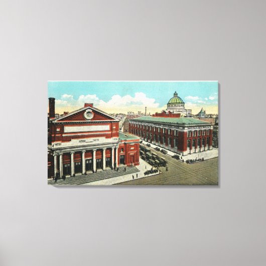 MA Avenue Uitzicht Symphony, tuinbouw Canvas Afdruk (Voorkant)