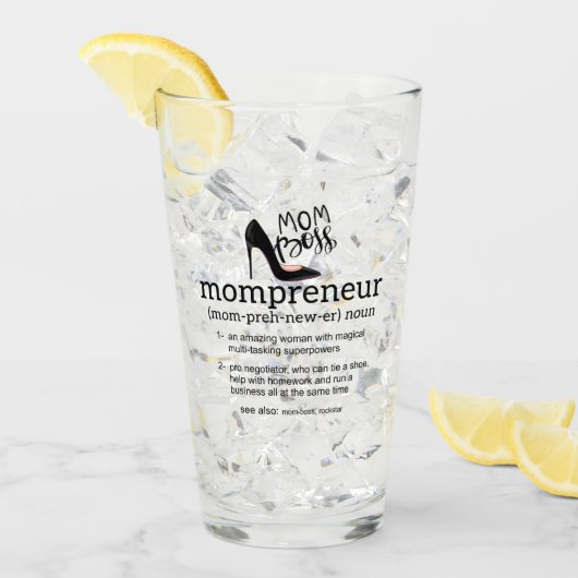 Ma Boss Mompreneur Glas (Voorkant ijs)