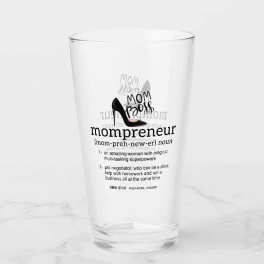 Ma Boss Mompreneur Glas (Voorkant)