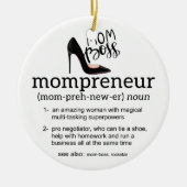Ma Boss Mompreneur Keramisch Ornament (Voorkant)