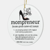 Ma Boss Mompreneur Keramisch Ornament (Links)