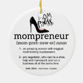 Ma Boss Mompreneur Keramisch Ornament (Achterkant)