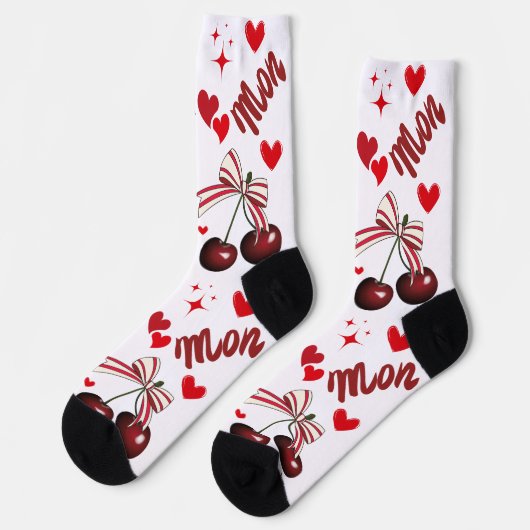 Ma Cheri Cherry grappig Premium Crew Sock Sokken (Links)