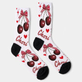 Ma Cheri Cherry grappig Premium Crew Sock Sokken (Rechts)
