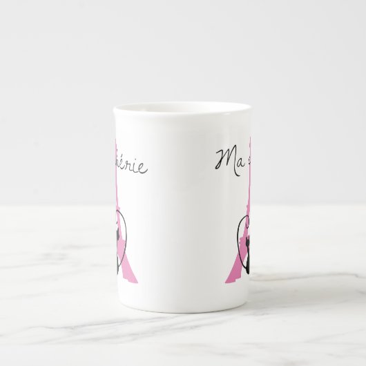 Ma Cherie Porselein Kop (Voorkant)