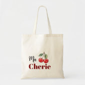 "Ma Cherie" Tote Bag (Voorkant)