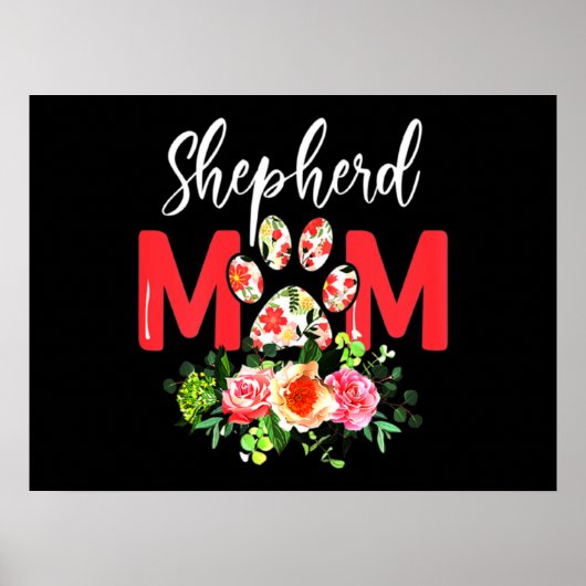 Ma Cute German Shepherd Poster (Voorkant)