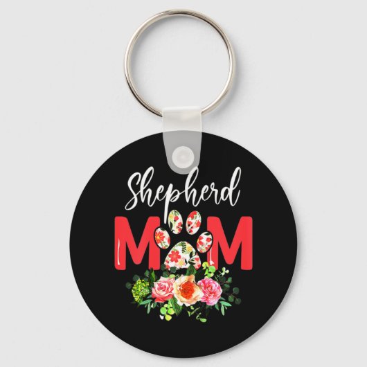 Ma Cute German Shepherd Sleutelhanger (Voorkant)