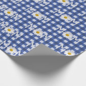 Ma Daisy op Gingham Cadeaupapier (Hoek)