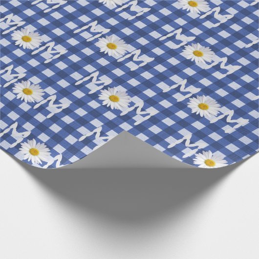 Ma Daisy op Gingham Cadeaupapier (Hoek)