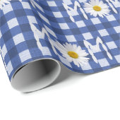 Ma Daisy op Gingham Cadeaupapier (Rol Hoek)