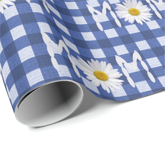 Ma Daisy op Gingham Cadeaupapier (Rol Hoek)
