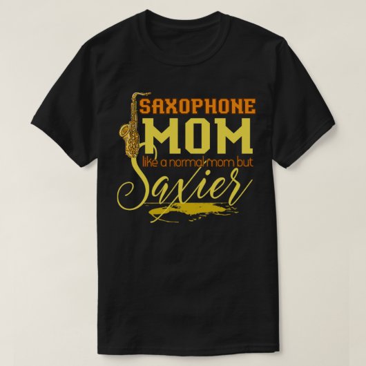 Ma Gift Jazz Music Saxophone T-shirt (Design voorkant)