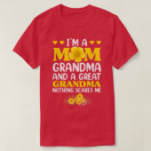 Ma Grandma Great Grandma Floral Women, Moeders D T-shirt (Design voorkant)