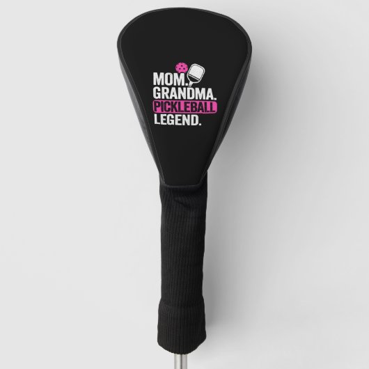 Ma Grandma Pickleball Legend Funny Pickleball Golfheadcover (Voorkant)