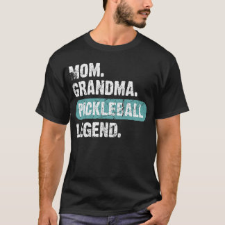 Ma Grandma Pickleball Legend Retro  moeder T-shirt