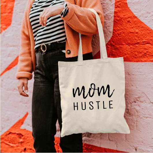 Ma Hustle | Modern Stijlvol Moederdag Tote Bag