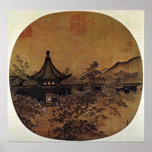 Ma Lin Song Dynasty Chinese Painting Poster (Voorkant)