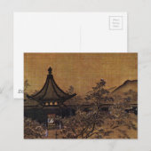 Ma Lin Song Dynasty Chinese schilderijen Briefkaart (Voorkant / Achterkant)