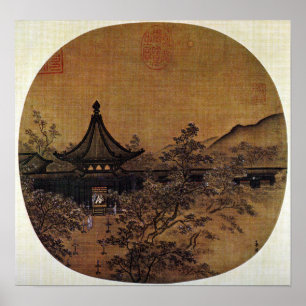 Ma Lin Song Dynasty Chinese schilderijen Poster