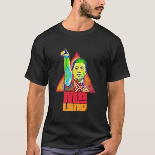 Ma Long de Tennis Star   T-shirt (Voorkant)