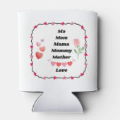 Ma, mam. Mama, mama, moeder op een... Blikjeskoeler (Achterkant)