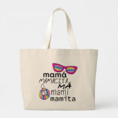 Má Mami Mamita uit de 90 Grote Tote Bag (Achterkant)