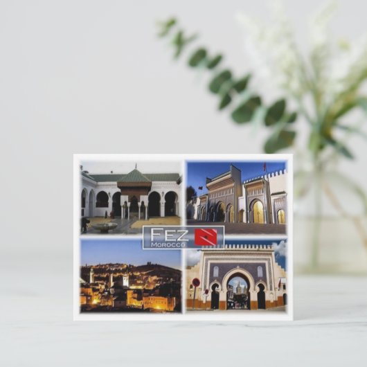 MA Marokko - Fez - Briefkaart (Staand voorkant)
