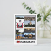 MA Marokko - Marrakech Briefkaart (Staand voorkant)