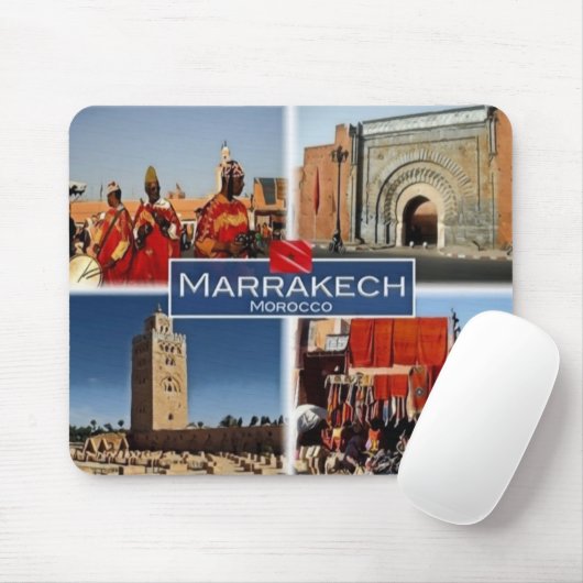MA Marokko - Marrakech - Place Jemaa El F - Muismat (Met muis)