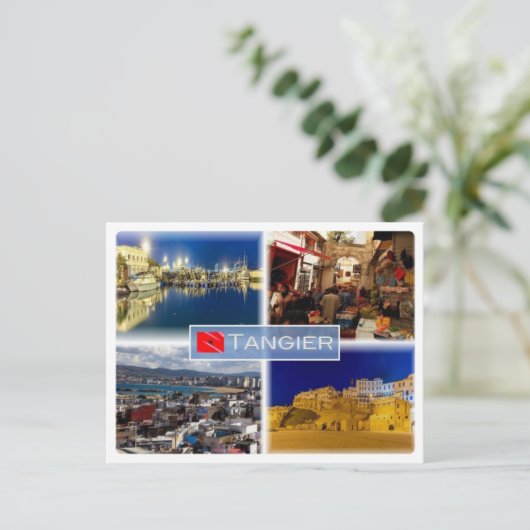 MA Marokko - Tangier - Briefkaart (Staand voorkant)