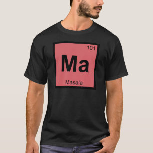 Ma - Masala Scheikunde Periodiek Systeem Symbool T-shirt
