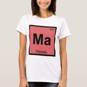 Ma - Masala Scheikunde Periodiek Systeem Symbool T-shirt