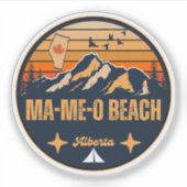 Ma-Me-O Beach, Alberta Sticker (Voorkant)
