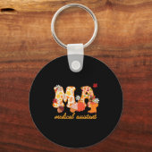 Ma Medical Istant Fall Pumpkin Cute  Sleutelhanger (Voorkant)