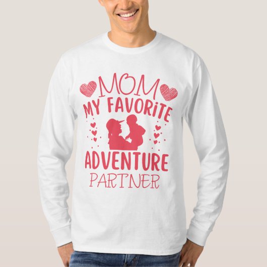 Ma Mijn Favoriete Avonturenpartner Grappige quote T-shirt (Voorkant)