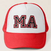 MA-monogram Trucker Pet (Voorkant)