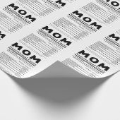 Ma Nutritional Facts Cadeaupapier (Hoek)