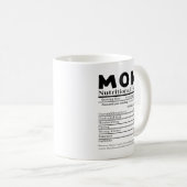 Ma Nutritional Facts Koffiemok (Voorkant rechts)
